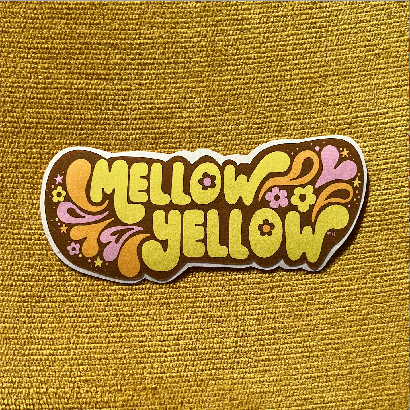 Mellow Yellow Sticker